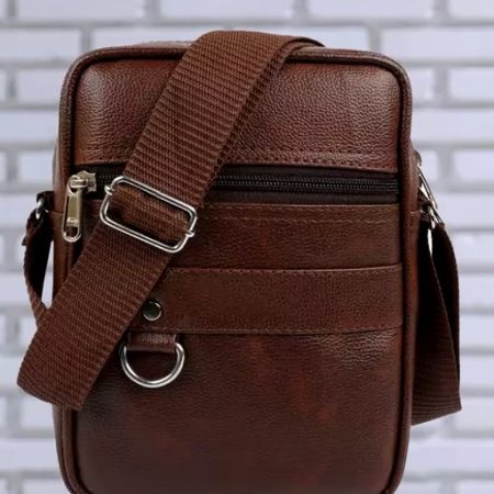 Bellira Stylish PU Synthetic Leather Men's Sling Bag Cross Body Travel Office Business messenger